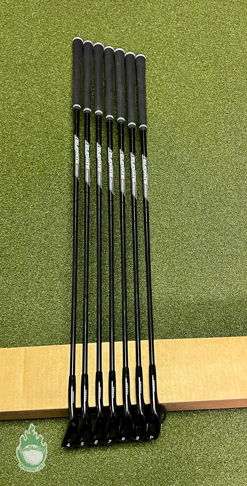 Used Callaway APEX Forged ’21 Black Irons 4-PW Elevate 95g Stiff Steel Golf Set - Image 10