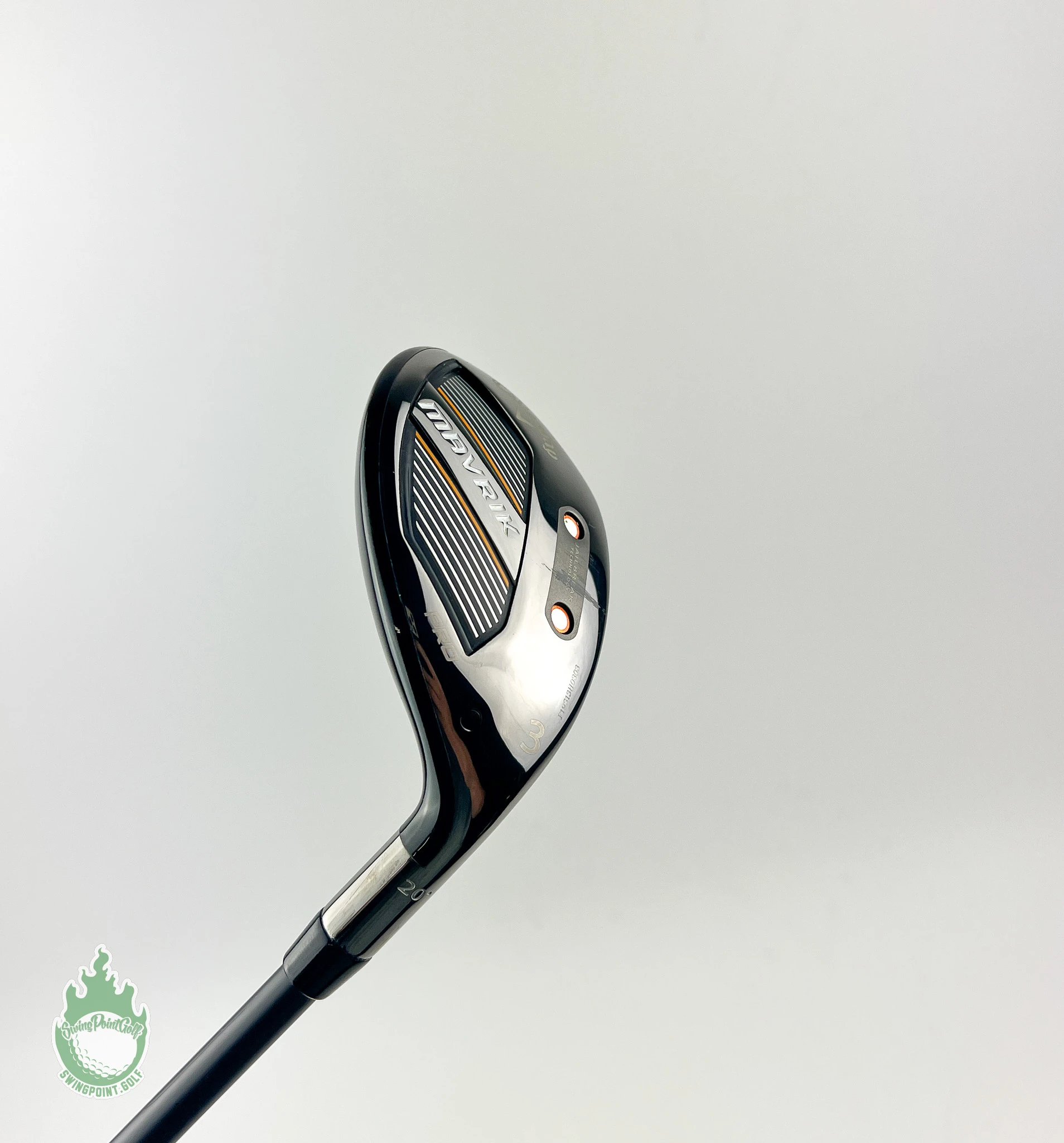 Used RH Callaway Mavrik Pro 3 Hybrid 20* KBS 80g Stiff Graphite Golf Club - Image 2