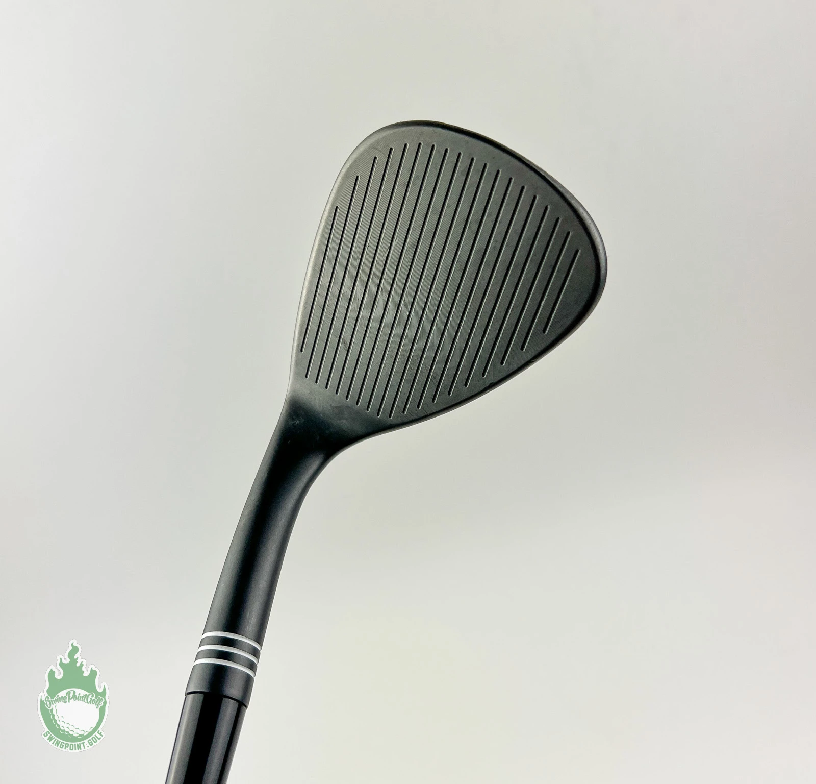 RH TaylorMade Black My Hi-Toe Carbon Steel Wedge 64* Stiff Flex Steel Golf Club - Image 6