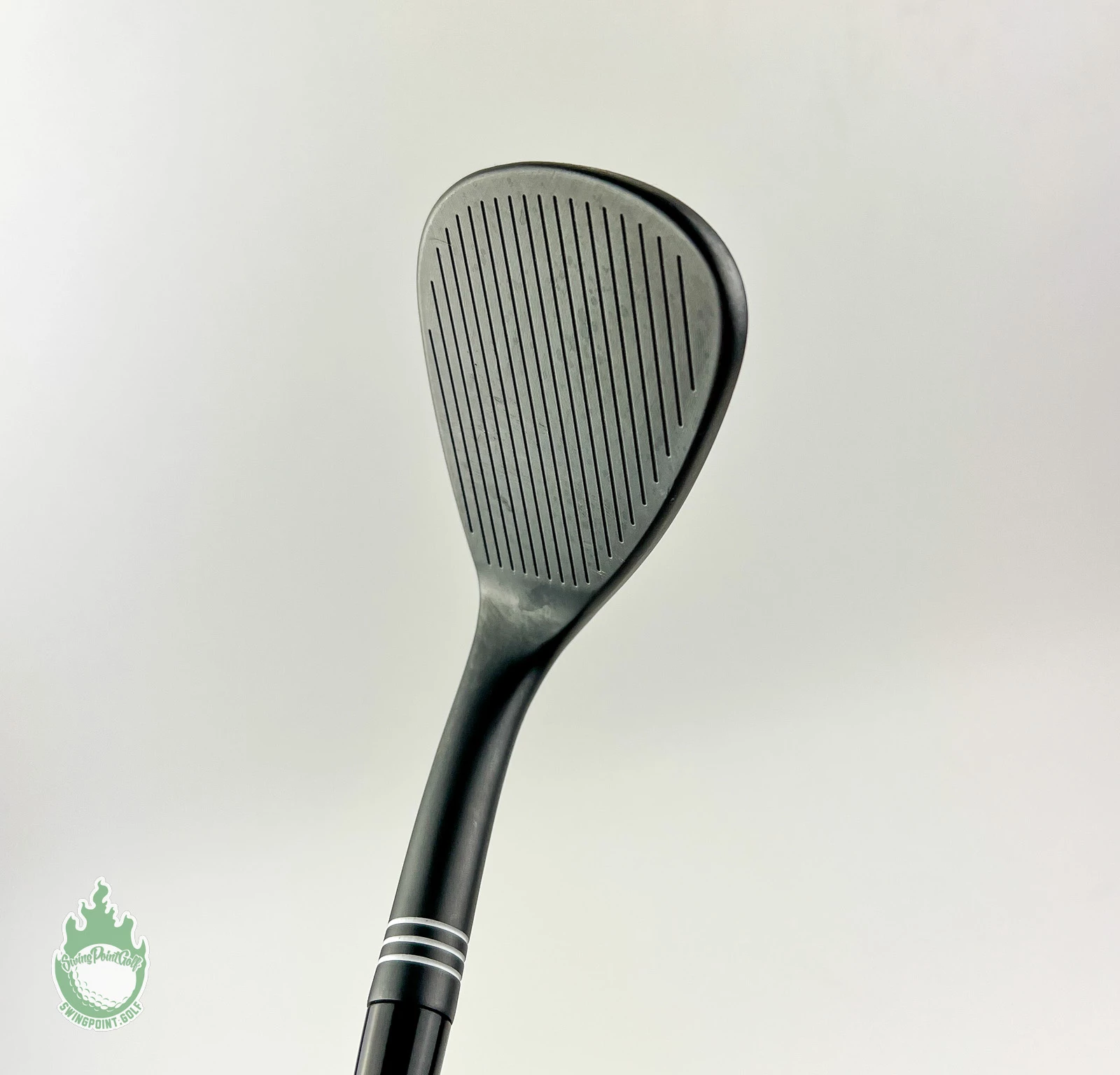 RH TaylorMade Black My Hi-Toe Carbon Steel Wedge 64* Stiff Flex Steel Golf Club - Image 7