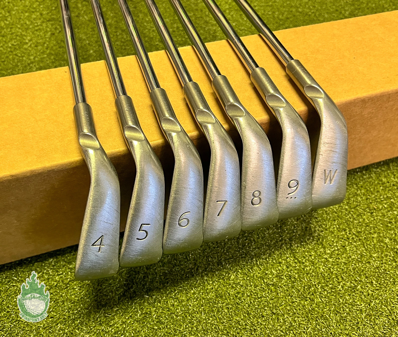 Used Right Handed Ping Black Dot G10 Irons 4-PW AWT Stiff Flex Steel Golf Set - Image 2