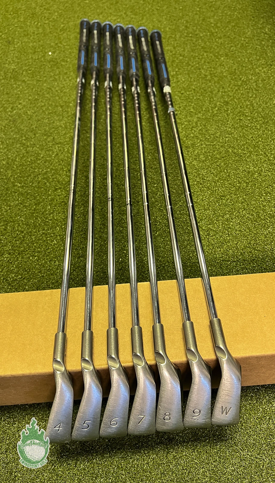 Used Right Handed Ping Black Dot G10 Irons 4-PW AWT Stiff Flex Steel Golf Set - Image 3