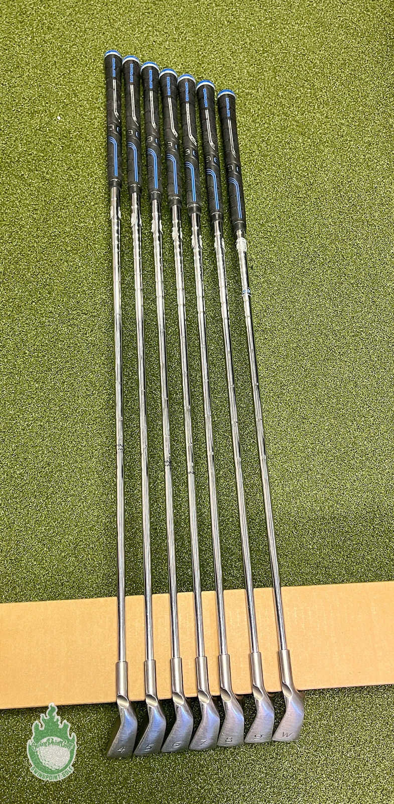 Used Right Handed Ping Black Dot G10 Irons 4-PW AWT Stiff Flex Steel Golf Set - Image 4