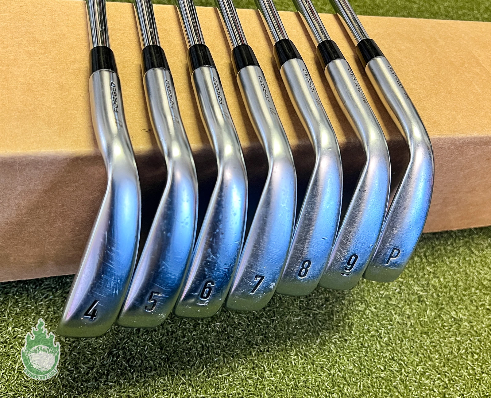 Tour Issue Callaway APEX Forged ’21 Irons 4-PW TI X100 X-Stiff Steel Golf Set - Image 2