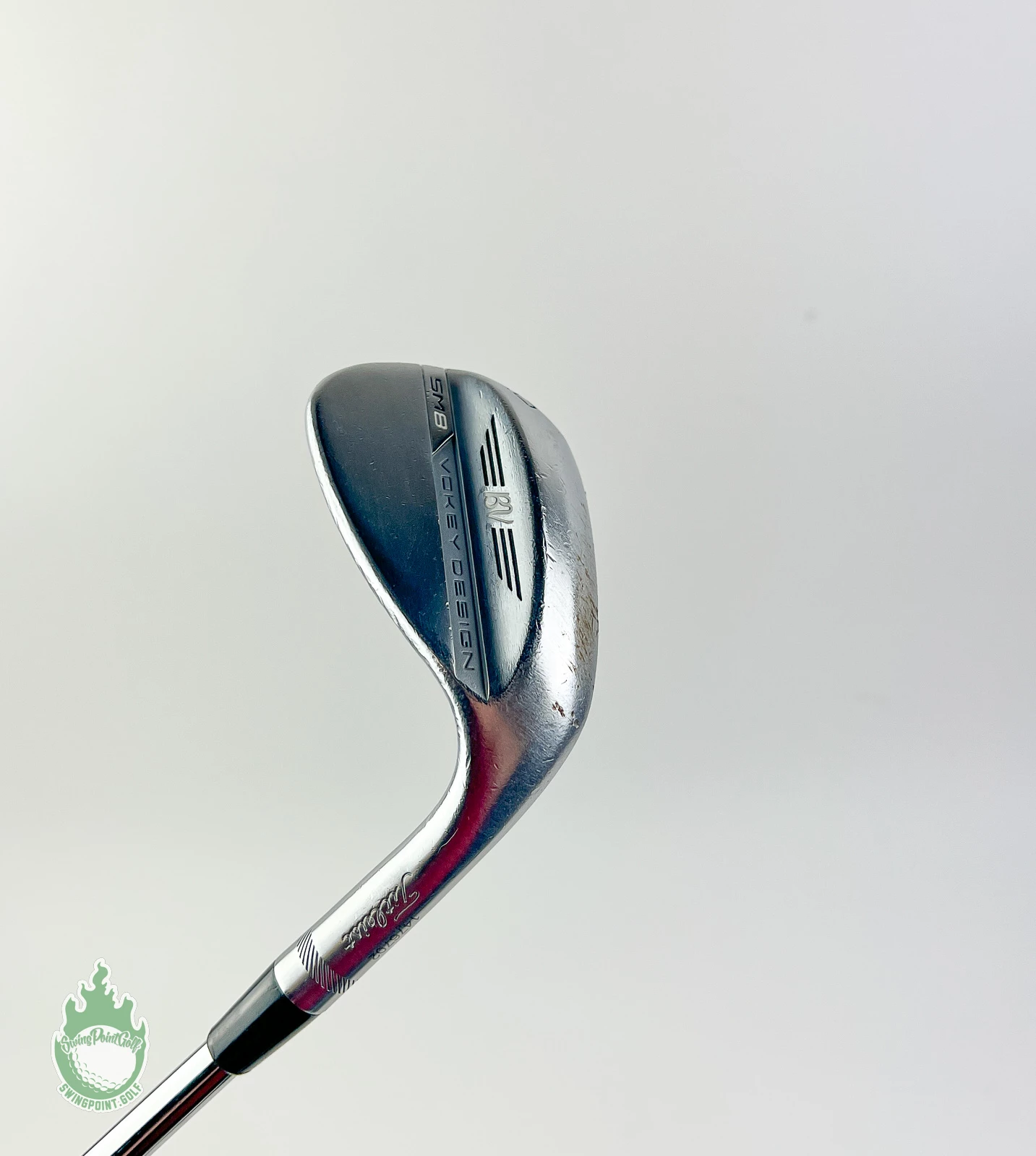 Used RH Titleist Vokey SM8 M Grind Chrome Wedge 60*-08 Stiff Flex Steel Golf - Image 12