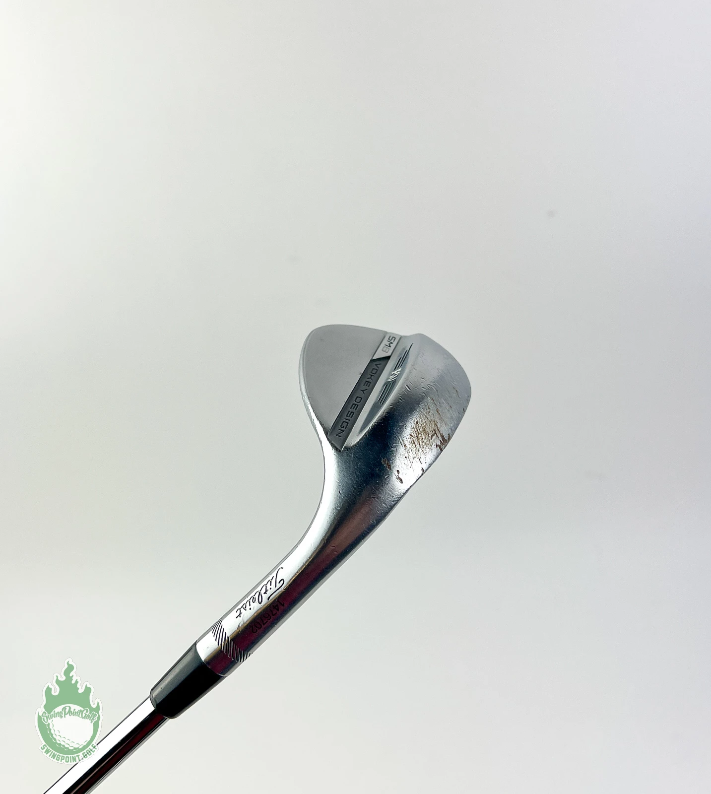 Used RH Titleist Vokey SM8 M Grind Chrome Wedge 60*-08 Stiff Flex Steel Golf - Image 11