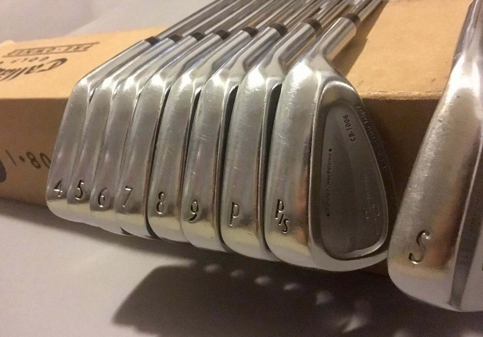 Miura Giken CB-1006 Muscle Power Edition Irons 4-PW/GW/SW Stiff Flex Steel Golf - Image 2