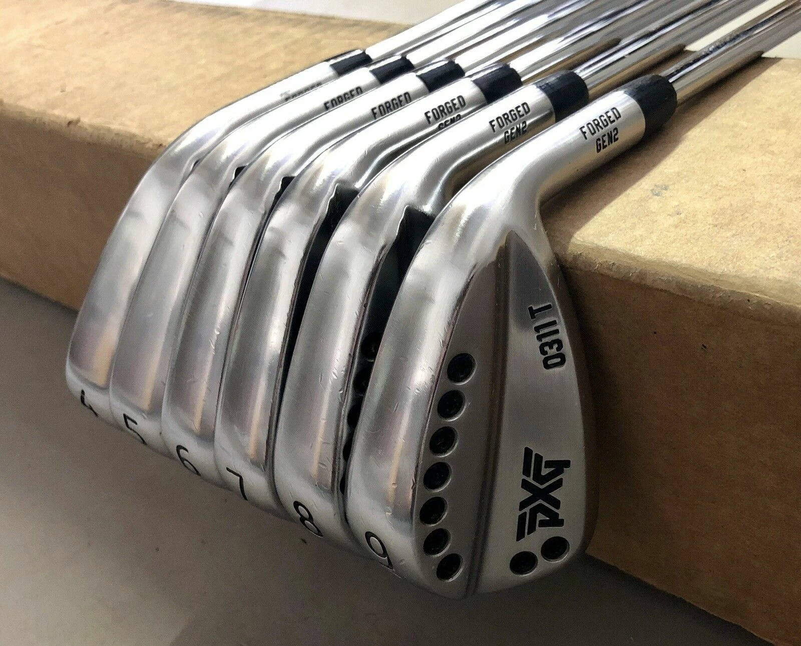 PXG 0311T Forged GEN 2 Irons 4-9 Project X LZ 5.5 115g Firm Flex Steel Golf Set