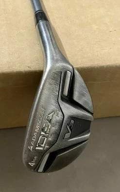 Adams Golf Adams IDEA Tech V3 4 Hybrid Iron Bassara 60g Regular Flex Graphite Golf Pride