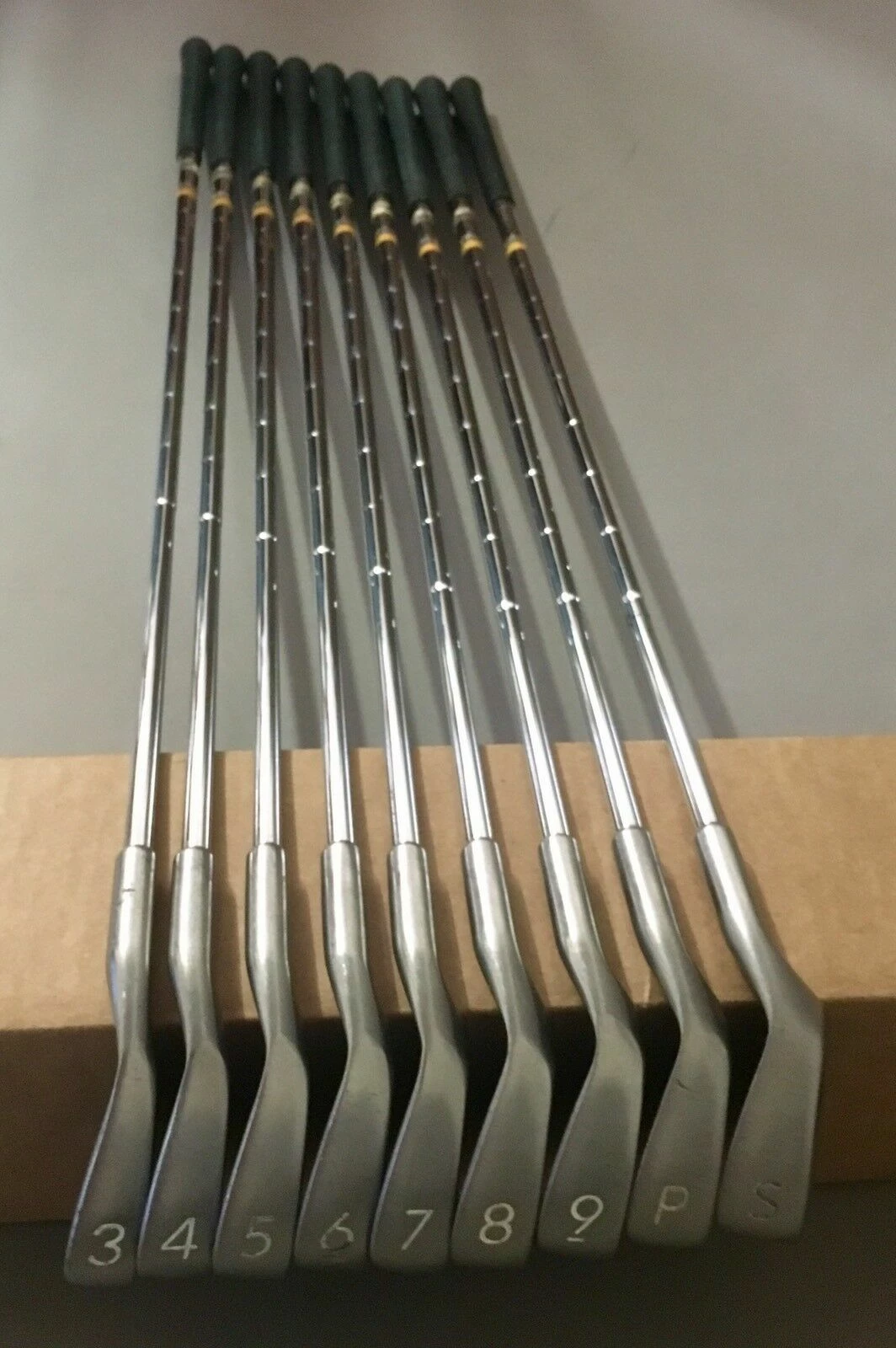 Used RH Shamrock Quantum Irons 3-PW/SW Mac Golf Stiff Flex Steel Golf Club Set - Image 3