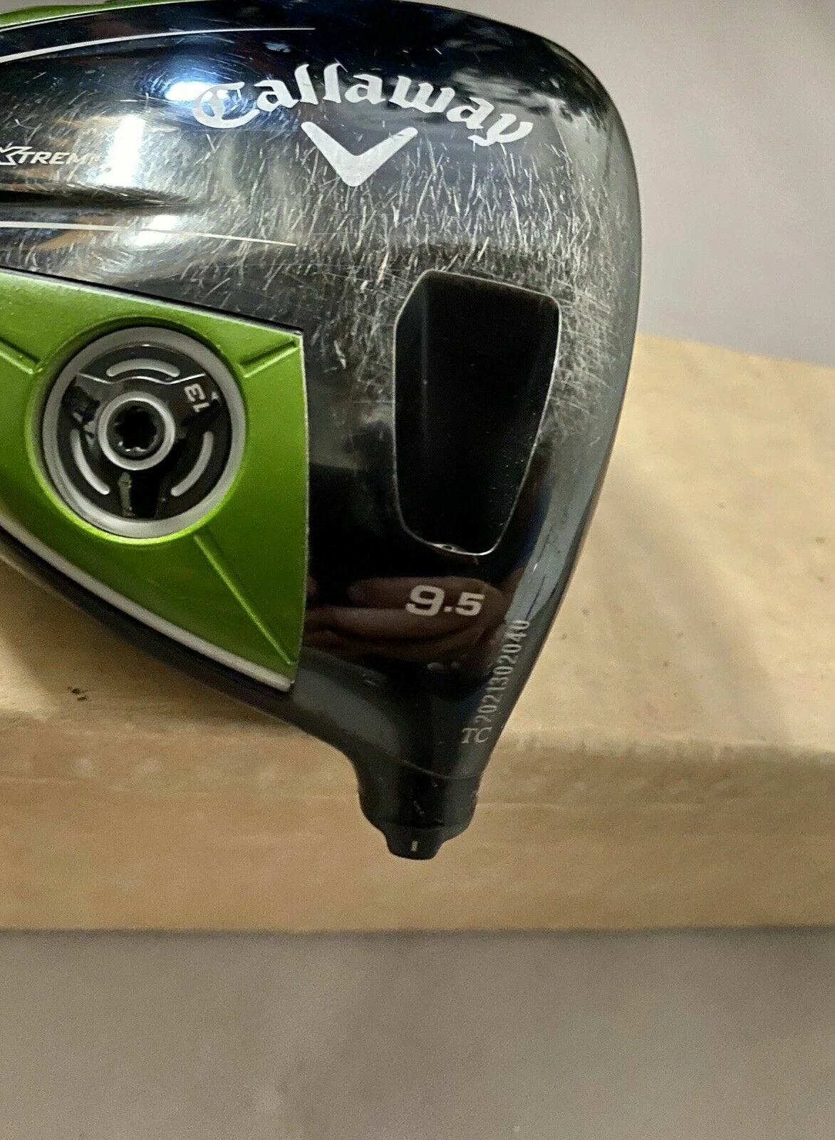 Tour Issued TC Callaway RAZR Fit Xtreme Driver 9.5* HEAD ONLY Golf Club - Image 3
