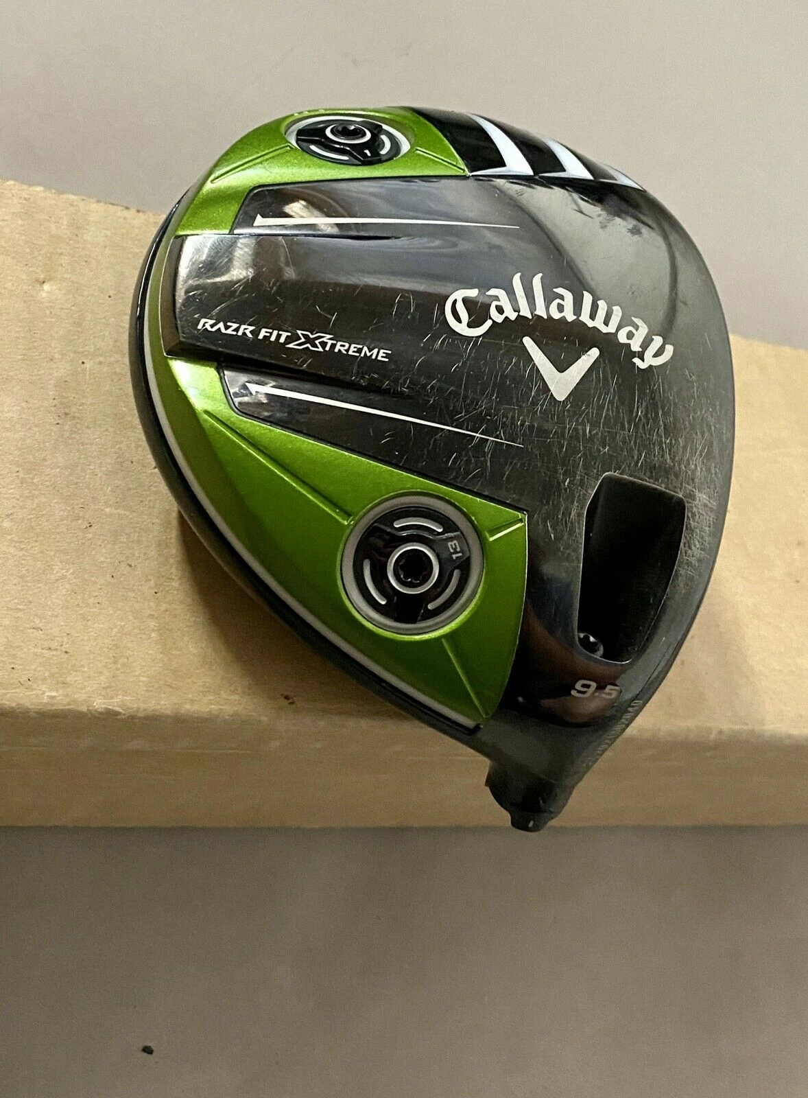 Tour Issued TC Callaway RAZR Fit Xtreme Driver 9.5* HEAD ONLY Golf Club