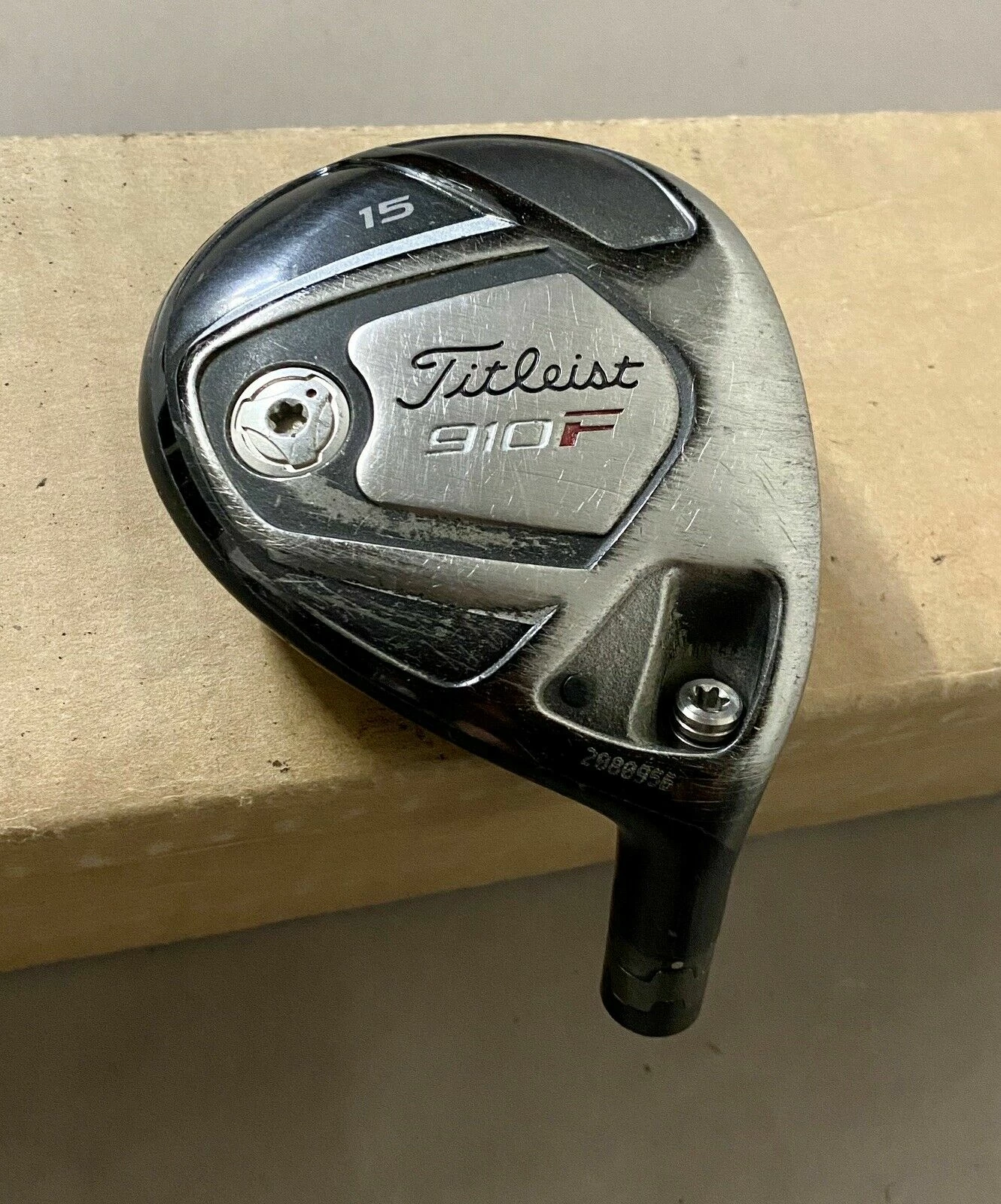 Used Right Handed Titleist 910F Fairway 3 Wood 15* HEAD ONLY Golf Club - Image 9